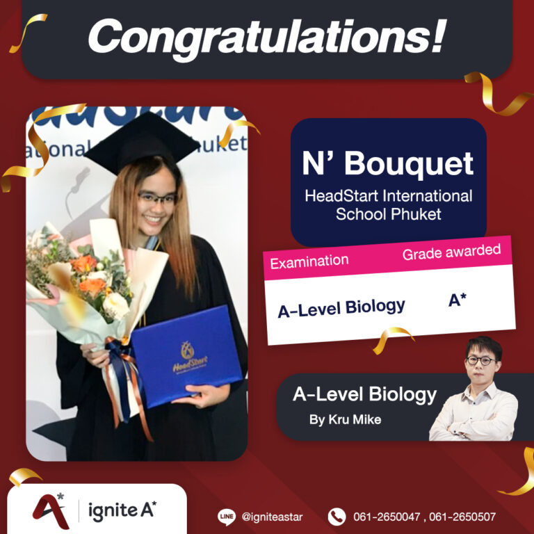 Bouquet - A-Level Biology A Star - ignite A Star