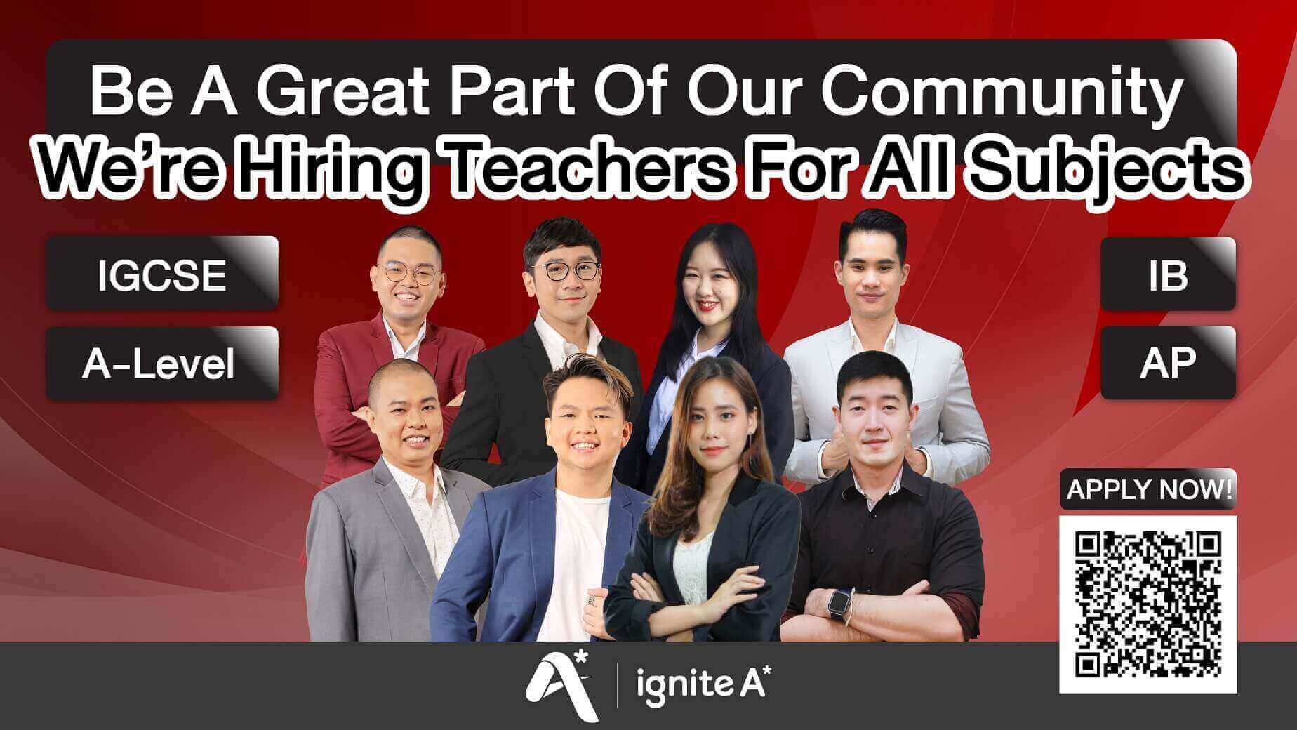 hiring teachers igsce a-level ib ap - ignite a star
