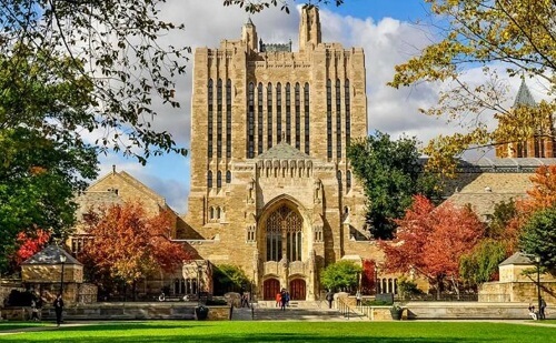 Yale University, one of the top 10 universities in USA