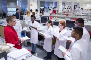 group of students that are studying in Imperial College London - Chemistry.