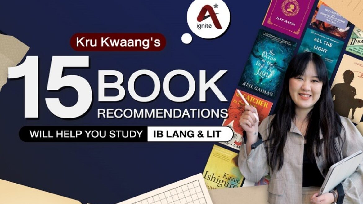 15 books recommended by kru kwaang to study ib languages and literature more effectively.