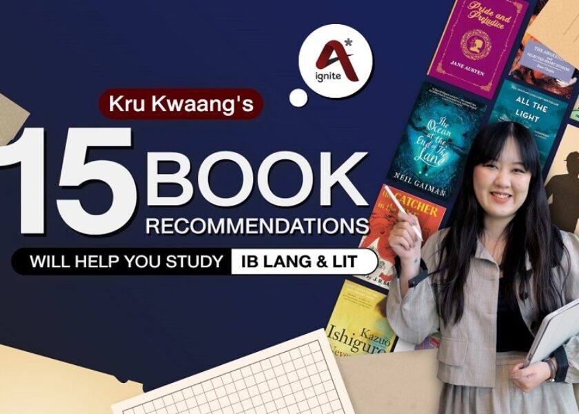 15 books recommended by kru kwaang to study ib languages and literature more effectively.