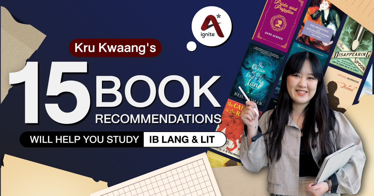 15 books recommended by kru kwaang to study ib languages and literature more effectively.