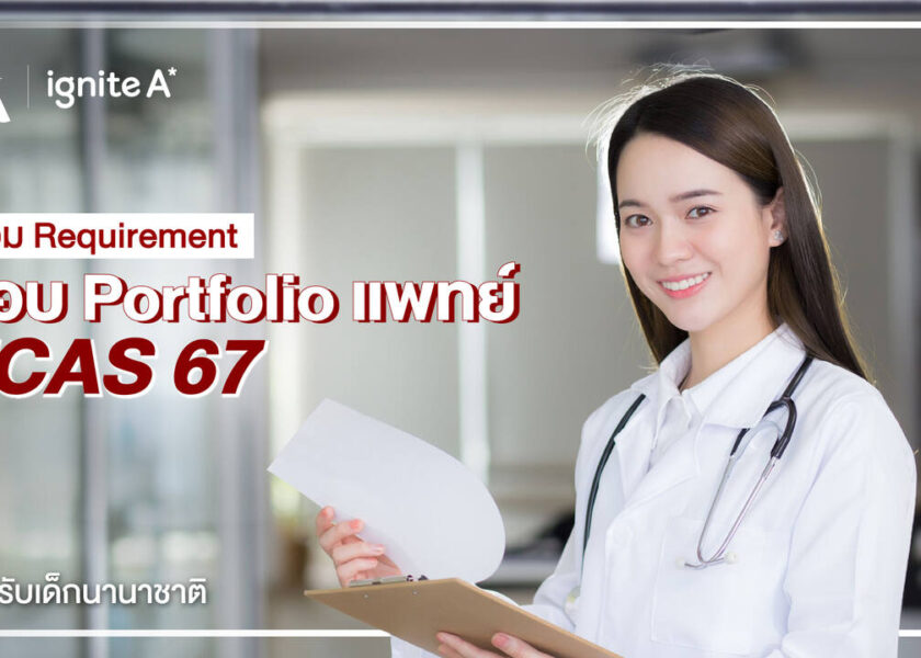 all requirement for applying for faculty of medicine in a university in Thailand for international students.