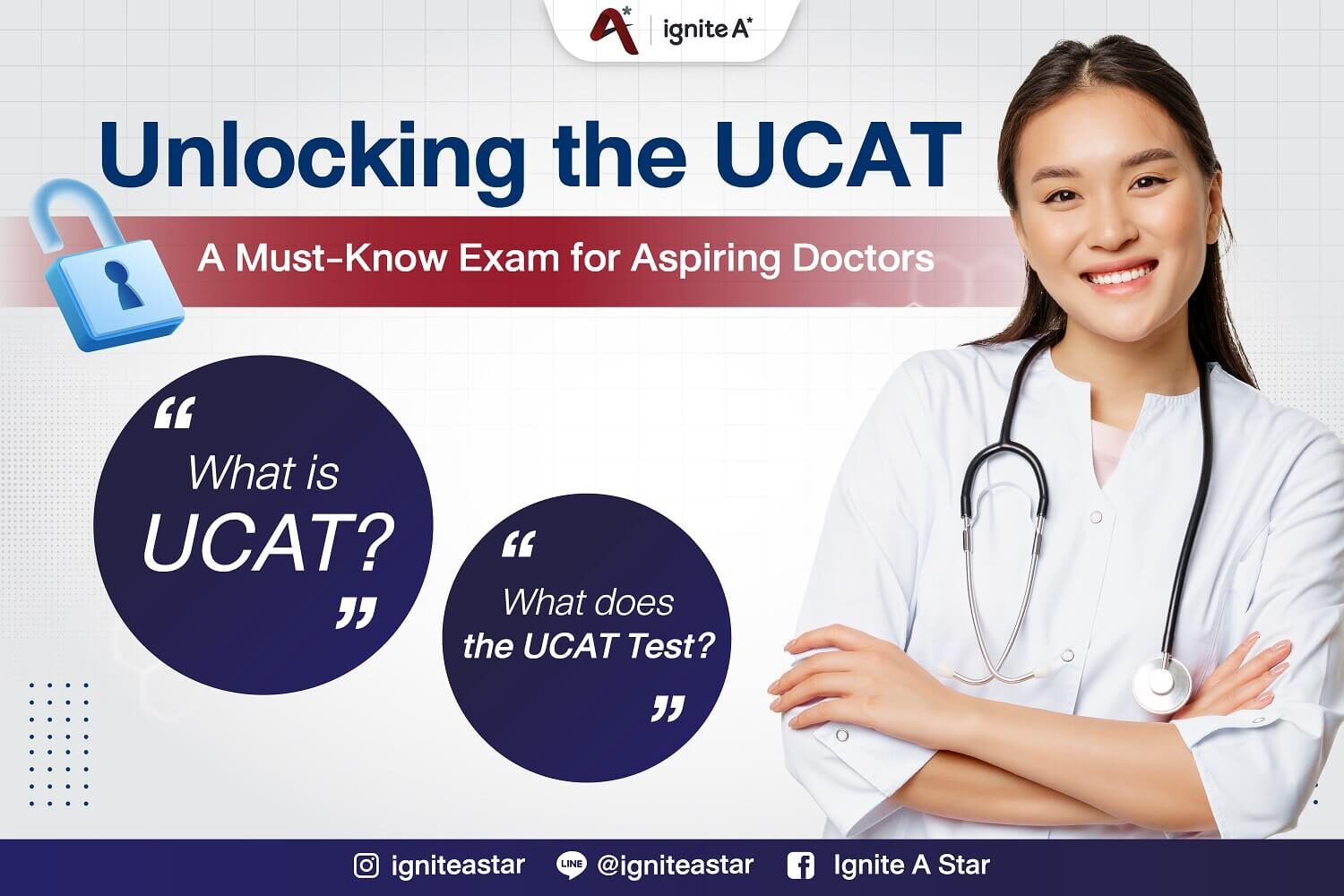 unlocking the UCAT, the must know exam for aspiring doctors.
