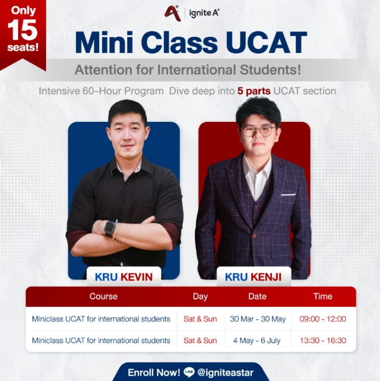 mini class ucat for med international by kenji and kevin