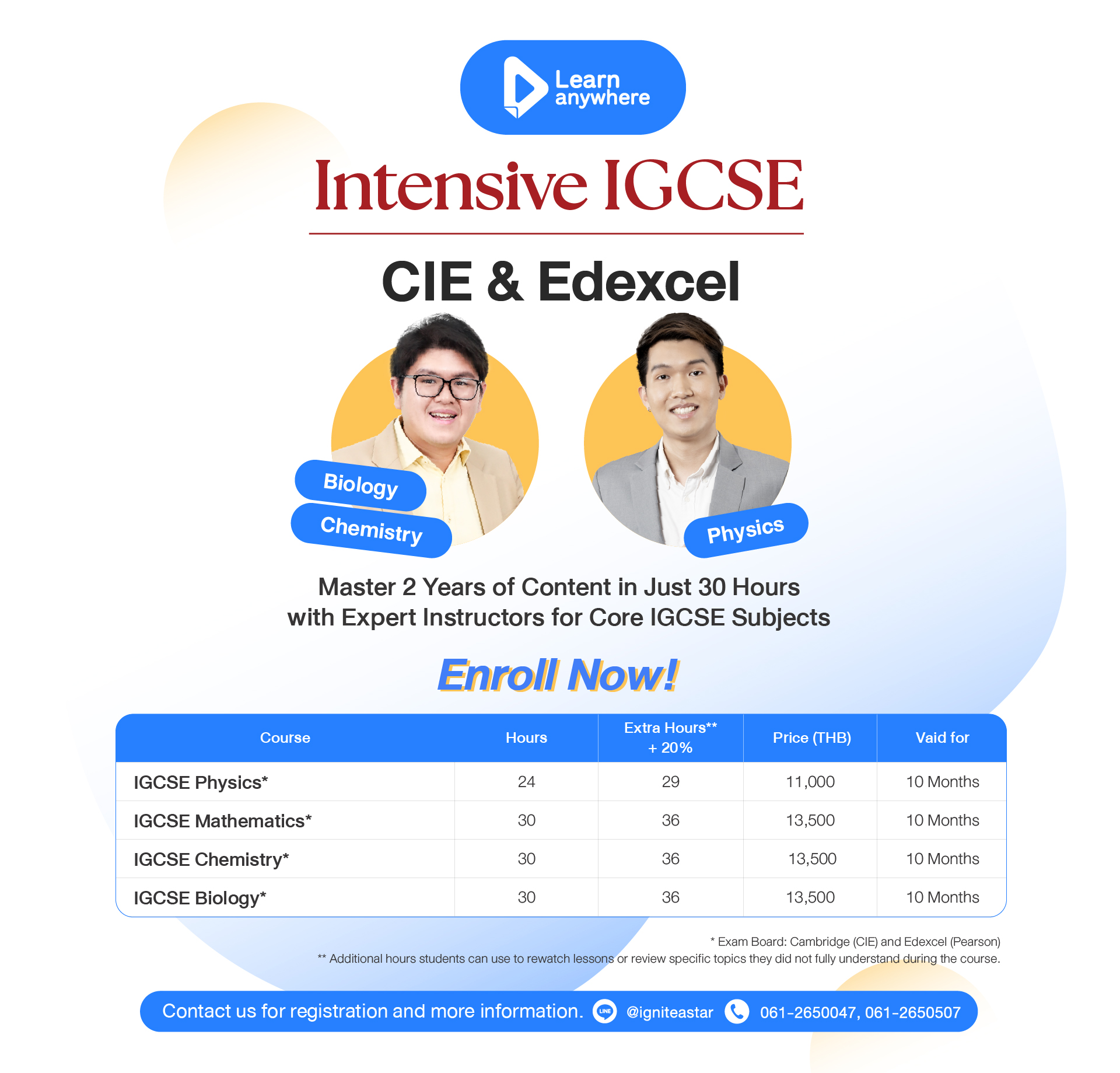 Intensive IGCSE - CIE & Edexcel - Anywhere - ignite A Star 2025