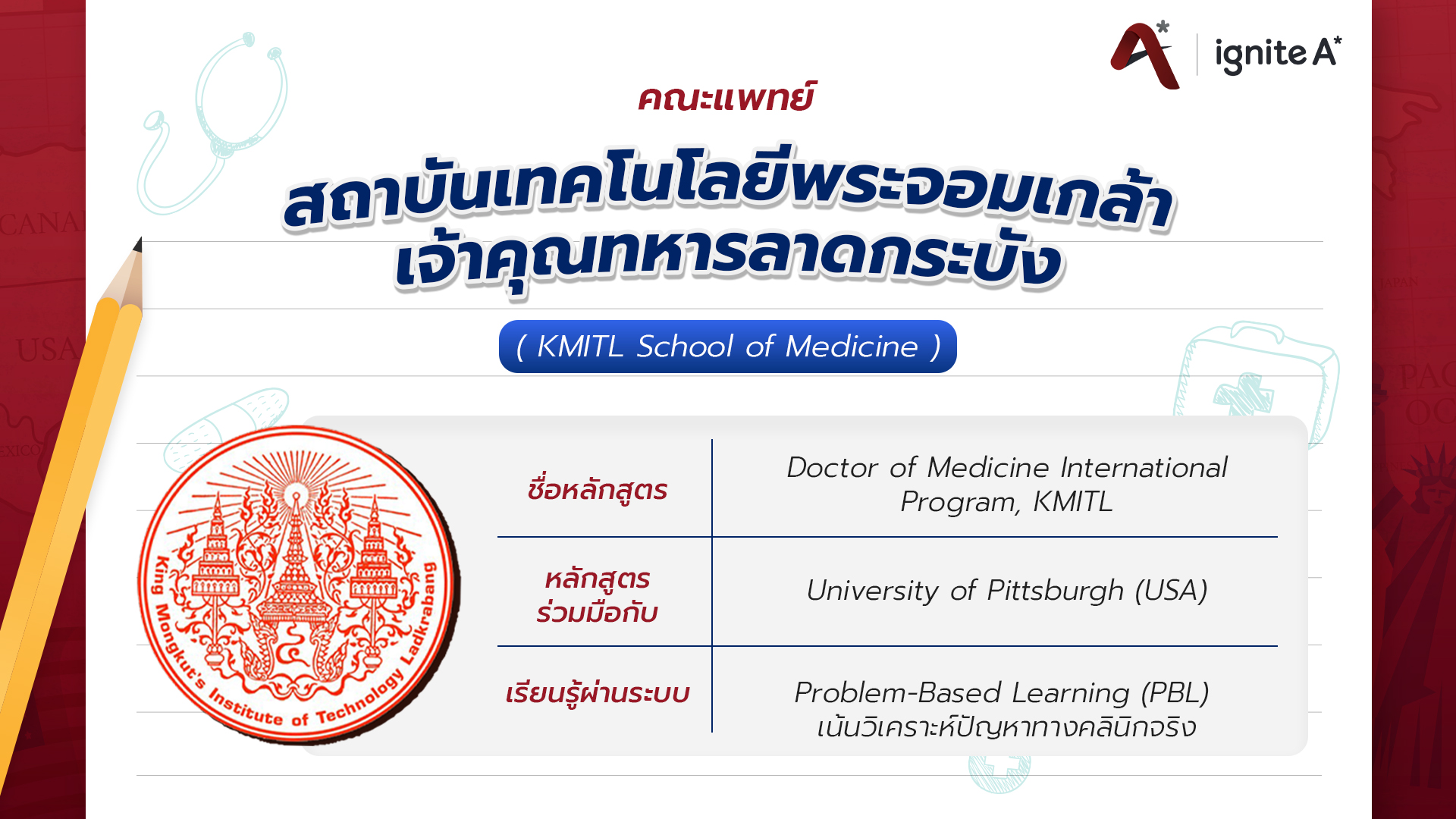 ทำความรู้จักแพทย์ลาดกระบัง MED KMITL - Banner - ignite a star