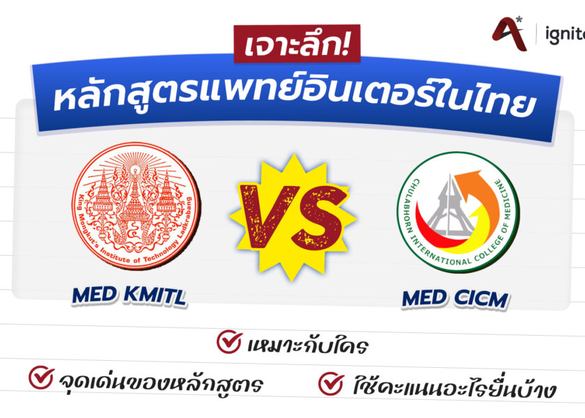 เจาะลึก! หลักสูตรแพทย์อินเตอร์ในไทย - Banner - ignite a star