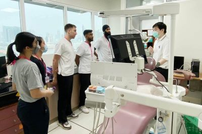 A group of students at Faculty of Dentistry, Chulalongkorn University (DENT CU).